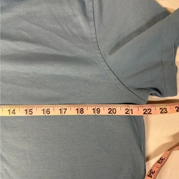 Calvin Klein Men's Liquid Touch Solid Knit Short Sleeve Shirt Blue Large - Picture 8 of 9